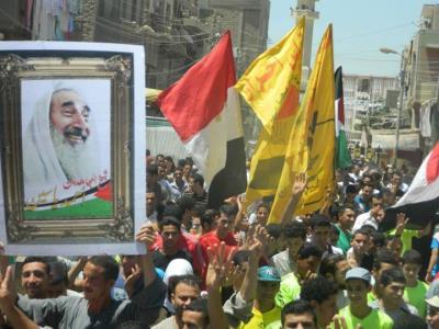 المطرية بالقاهرة تنتفض تضامنا مع غزة