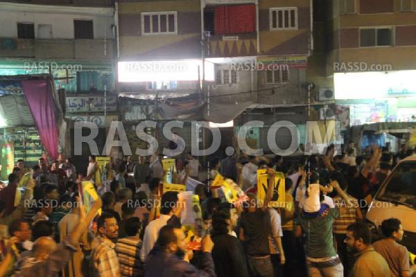 مسيرة رافضة للانقلاب تجوب شوارع “الوراق”