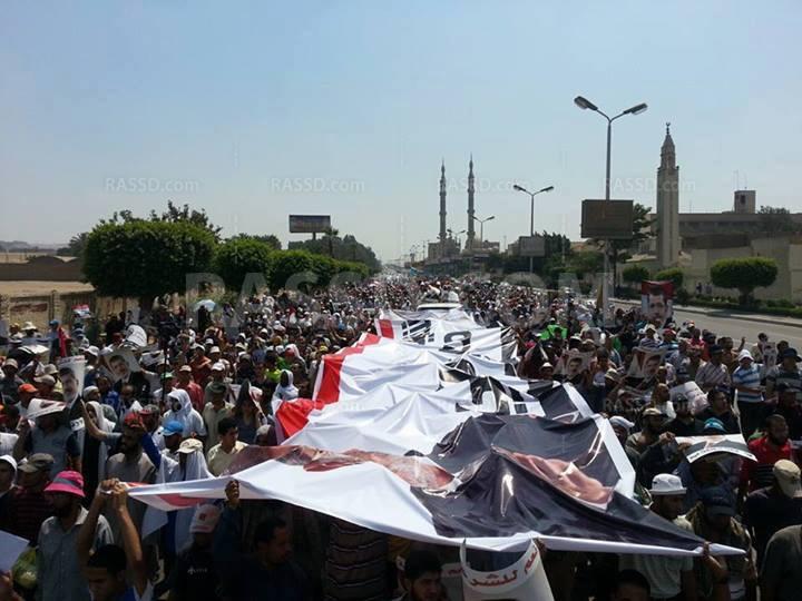 مسيرات حاشدة بالقاهرة والمحافظات في مليونية “مصر ضد الانقلاب”
