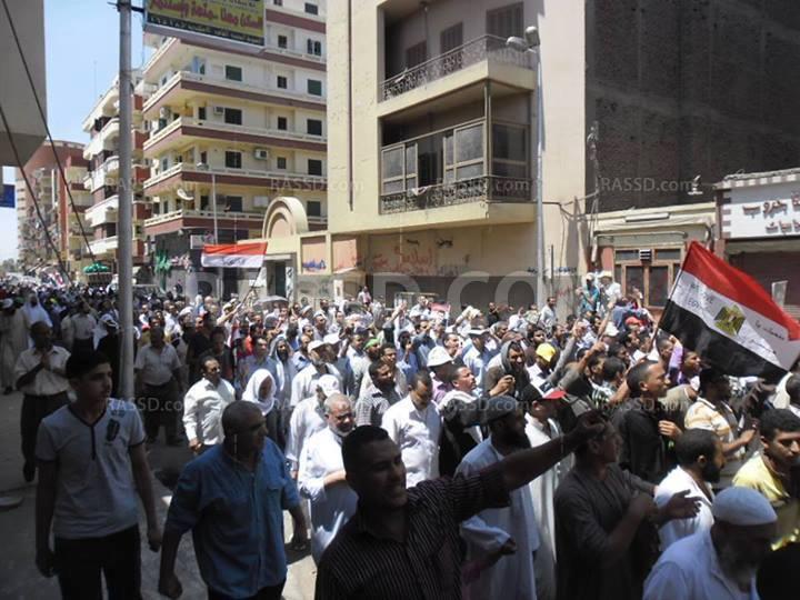 انطلاق مسيرات أسيوط الرافضة للانقلاب