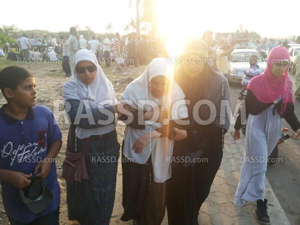 إطلاق رصاص حى وخرطوش على متظاهرى الانتاج الاعلامي