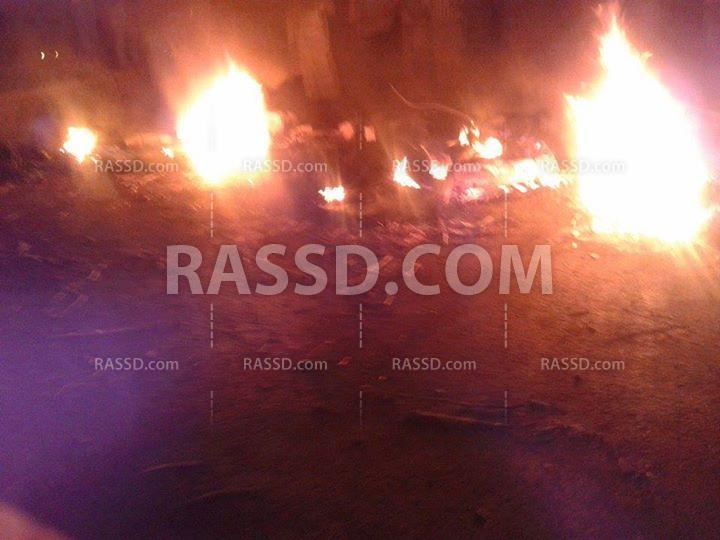 أهالى قرية بكفر الشيخ  يقطعون الطرق احتجاجًا على اختفاء أحدهم