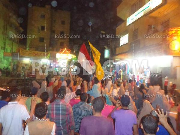 مسيرة ليلية في”بني سويف” دعمًا للشعب الفلسطيني