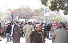 أهالي باكوس بالإسكندرية يقطعون الطريق للمطالبة بصرف التموين