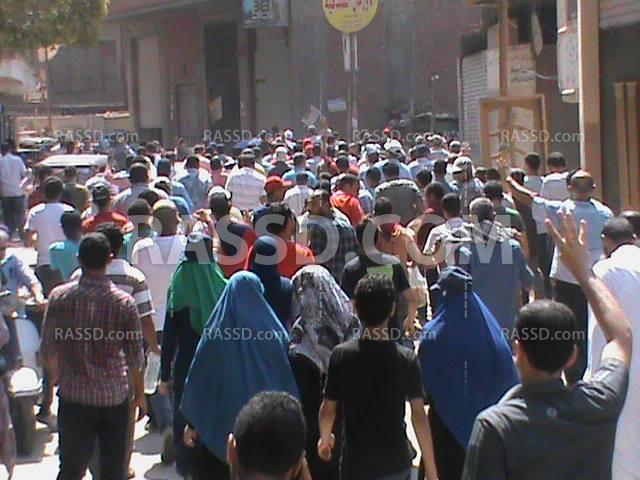 مسيرة منددة بانحياز الانقلاب للصهاينة بالمهندسين