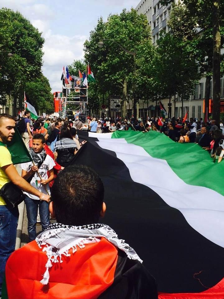 صور | تظاهرة تضامنية مع غزة في باريس