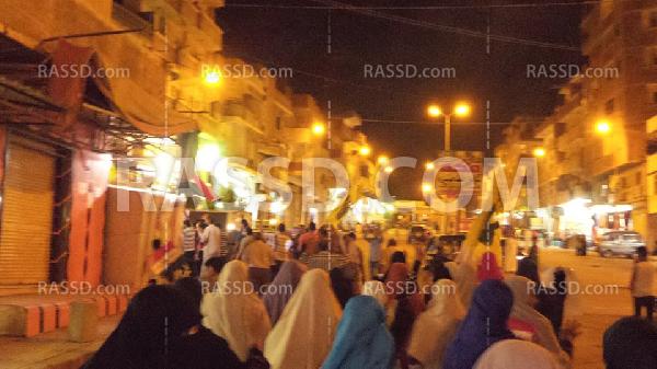 مسيرة مناوئة لداخلية الانقلاب في “العامرية” بالإسكندرية