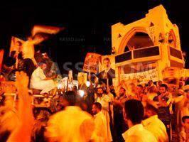 مسيرة مؤيدة للرئيس مرسي في “الداخلة”