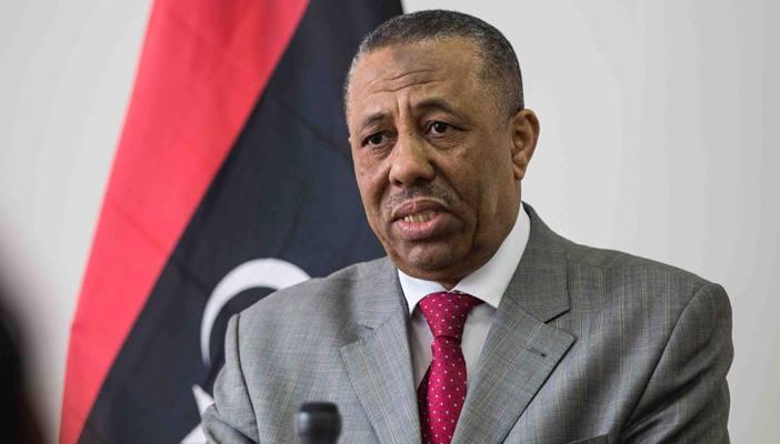 عبد الله الثنى يتقدم باستقالته من رئاسة الحكومة الليبية بطبرق