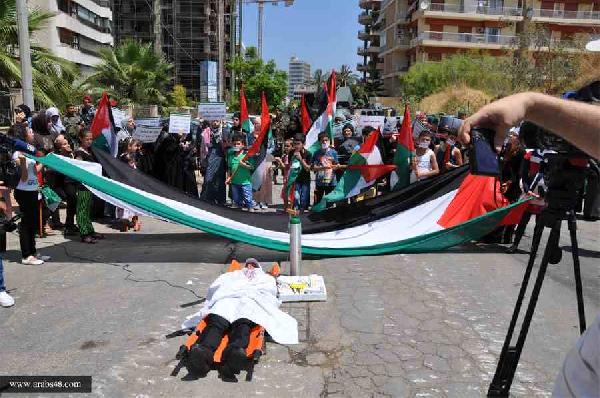 لبنانيات وفلسطينيات يطالبن بفتح معبر رفح ونصرة أهالي غزة