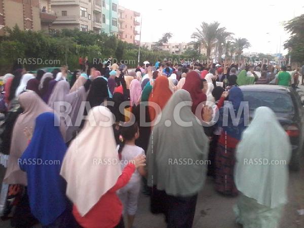 مسيرة في “السادات” وسلسلة بشرية بـ”منوف” في محافظة المنوفية