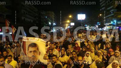 الالاف في مسيرة من جامع السلام إلى رابعة العدوية