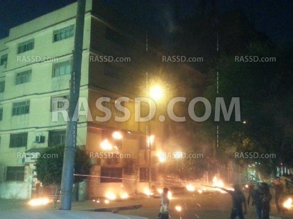 صور|تزامناً مع ذكرى الفض مجهولون يحرقون رئاسة حي حلوان