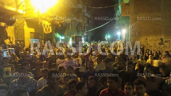 مسيرة حاشدة بذكرى الفض في مسقط رأس “مرسي” بالشرقية