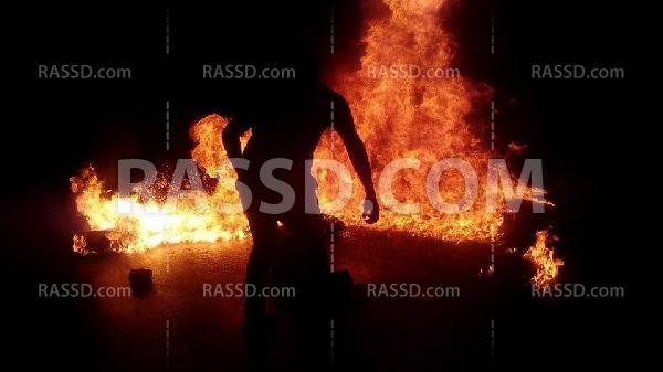 صور| قطع طريق “الزقازيق – أبوكبير” في ذكرى مرور عام على الفض