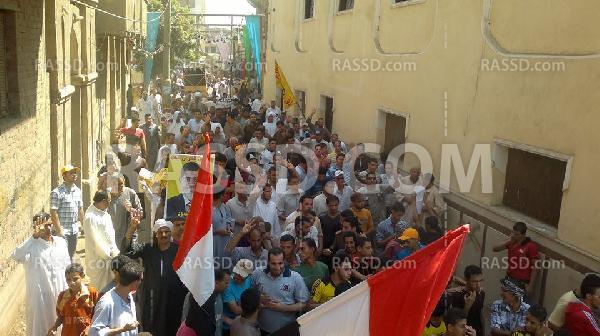 أهالي قرية “الميمون” بـ”بني سويف” يرفضون الانقلاب العسكري