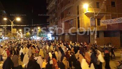 مسيرة حاشدة تجوب بني سويف للتنديد بمجازر الاقتحام