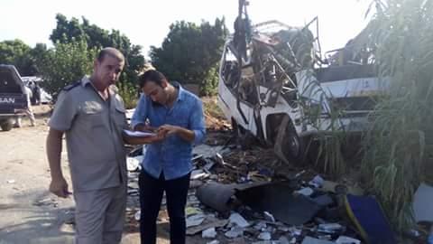 بالفيديو.. ارتفاع حصيلة ضحايا حادث ميت غمر إلى 22 قتيلا