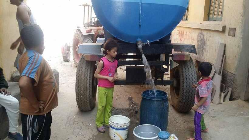 قرية كفر أبو الشوارب بالدقهلية تبحث عن نقطة مياه منذ عامين