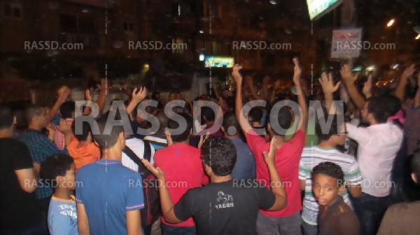 مسيرة مناوئة للانقلاب في “طنطا” وثوار يقطعون شارع البحر