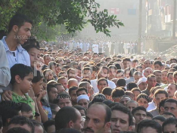 جنازة مهيبة لشهيد “المريج” في مذبحة رابعة