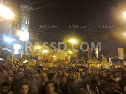 مسيرة حاشدة لمؤيدى الشرعية تجوب ميدان المديرية ببنى سويف