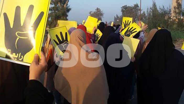 بالصور.. سلاسل ومسيرات بالشرقية تندد بجرائم حكم العسكر