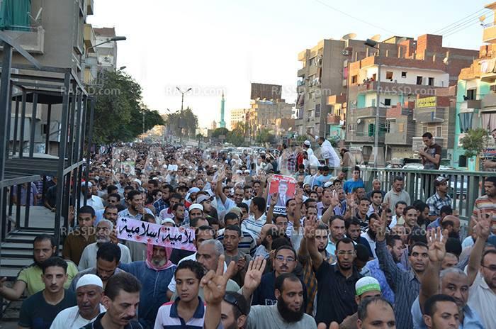 بالصور: مسيرات حاشدة لرفض الانقلاب تهز أرجاء المنيا