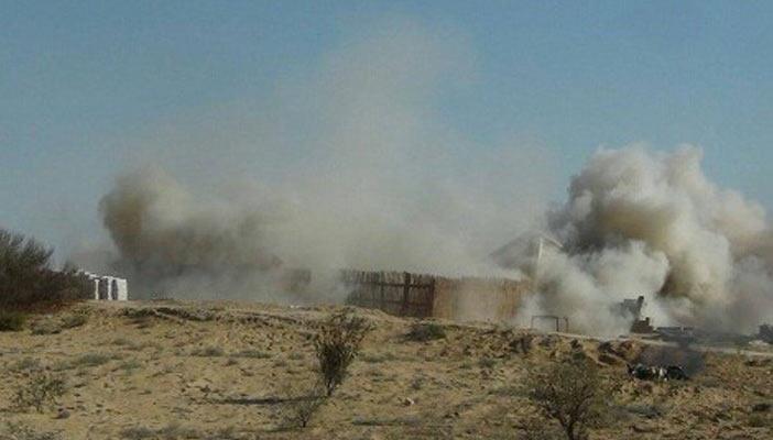 إصابة ضابط وصف ضابط في انفجار عبوة ناسفة جنوب الشيخ زويد