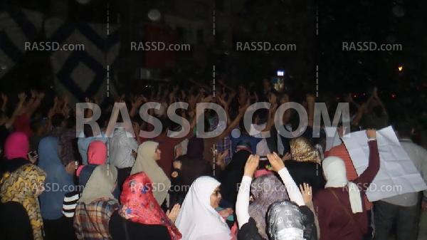 مسيرة منددة بانقطاع الكهرباء في “طنطا” بالغربية