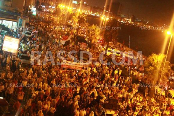 عشرات الآلاف فى 6 مسيرات رفضا للانقلاب بالاسكندرية