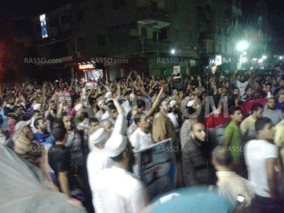 الآلاف فى مسيرة بشبرا للتنديد بمجازر الانقلاب العسكرى