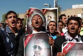 توافد أنصار الحوثي على صنعاء لإسقاط الحكومة