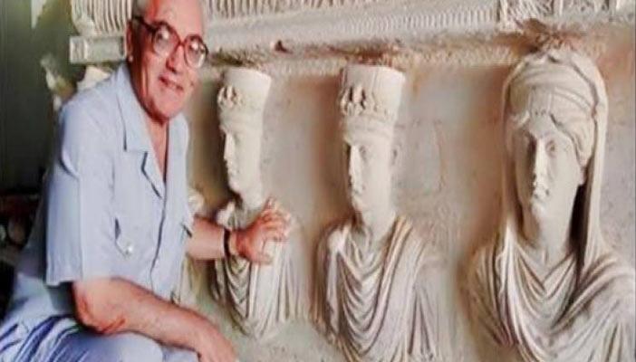 “تنظيم الدولة” يعدم “الأسعد” عالم آثار سوري ويعلق جثته على عامود