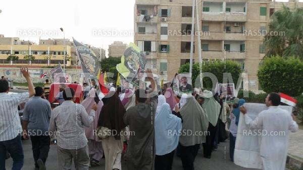 صور | مسيرة تجوب شوارع “برج العرب” بالإسكندرية