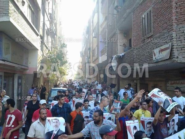 مسيرات السلميين بأنحاء الجمهورية تتحدى مجازر الانقلاب