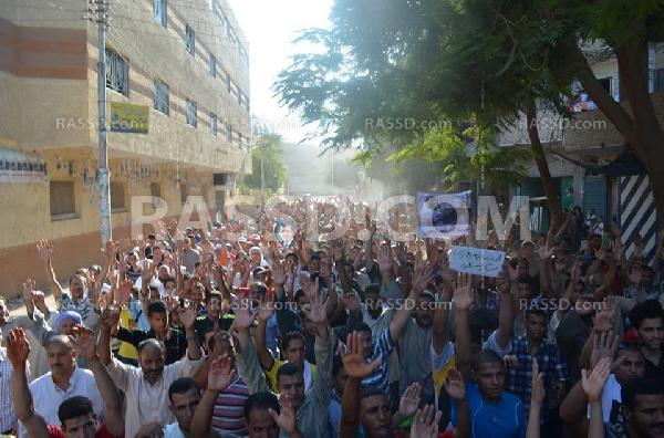 مسيرة حاشدة بالمنيا لرفض الانقلاب الدموي