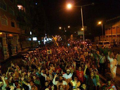 مسيرة حاشدة لرافضي الانقلاب ببورسعيد