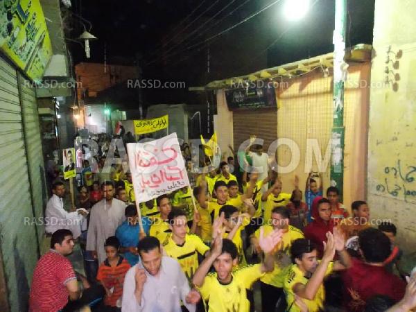 “تحالف دعم الشرعية” يتظاهر في المنصورية بالجيزة