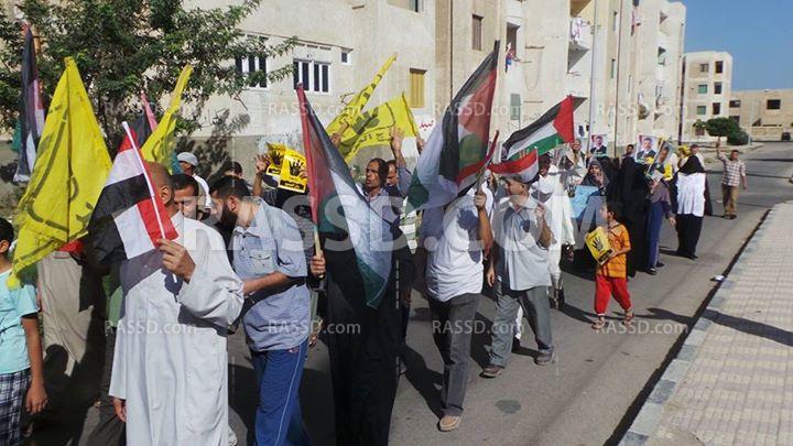 انتفاضة ثورية ببرج العرب تنديدًا بالانقلاب