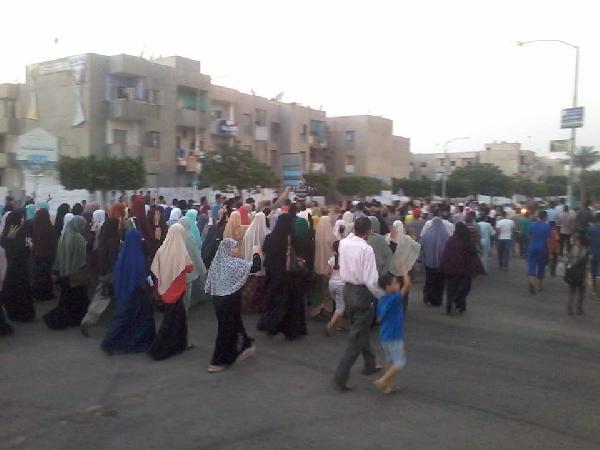 مسيرة بمنوف تنديد ًا بانقطاع الكهرباء في أسبوع”القصاص مطلبنا”