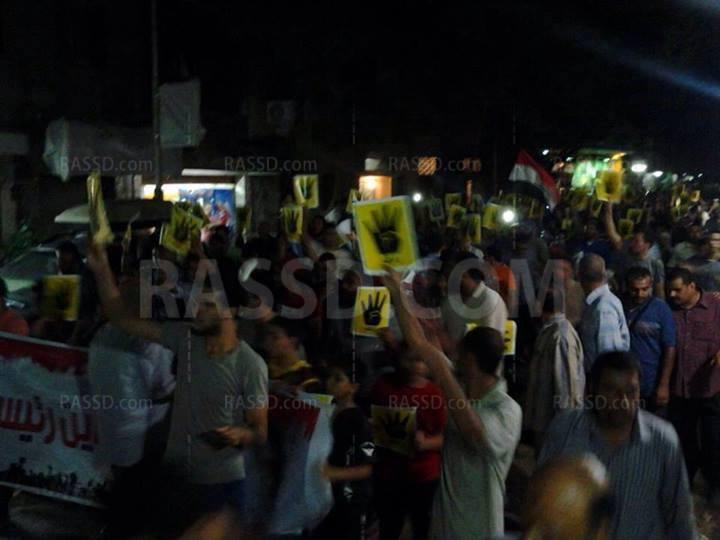 انطلاق مسيرة رافضة للانقلاب العسكري بالمعادي