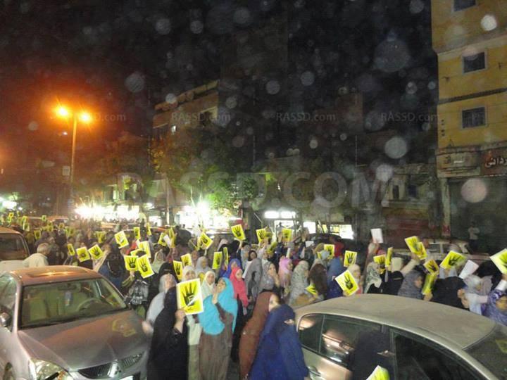 المعادي تواصل كسر حظر التجول بمسيرتها