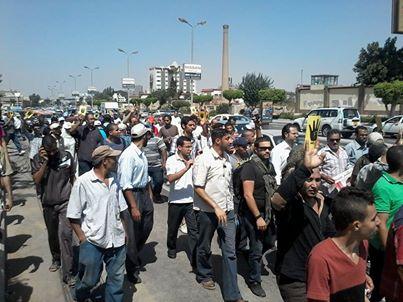 انطلاق مسيرة من مسجد النور بصلاح سالم لرفض الإنقلاب