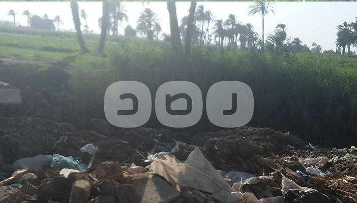 القمامة تسيطر على شوارع قرى ببا ببني سويف