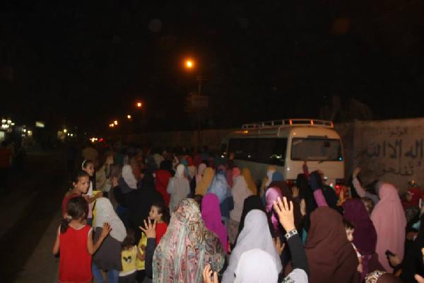 أهالي البراجيل بالجيزة يتظاهرون في أسبوع “القصاص مطلبنا”