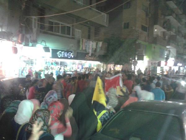 مسيرتان مناهضتان للانقلاب بطنطا