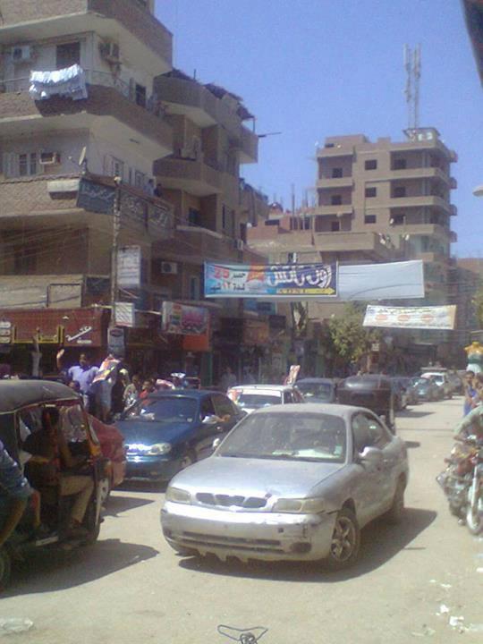 مسيرة بالسيارات ببنى سويف ضد الانقلاب