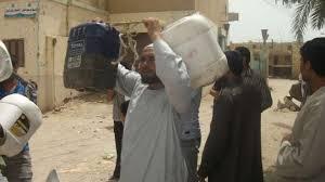 اعتصام أهالى عدد من قرى الشرقية للمطالبة بتوصيل المياه