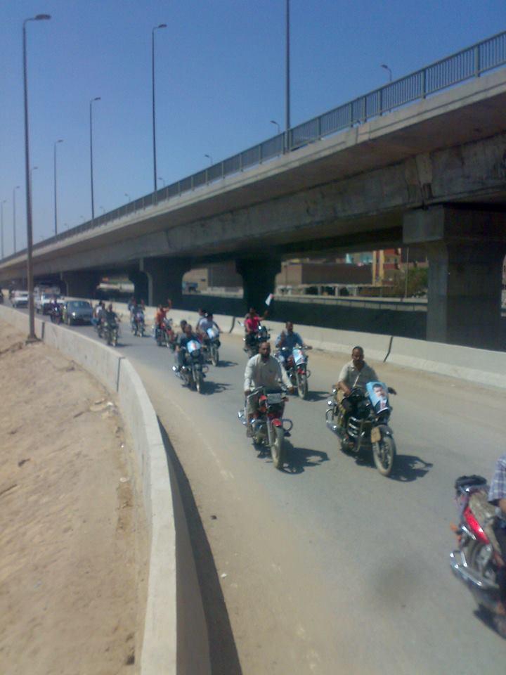 مسيرة بـ”الموتسيكلات” و”التوك توك” رفضًا للانقلاب بديروط